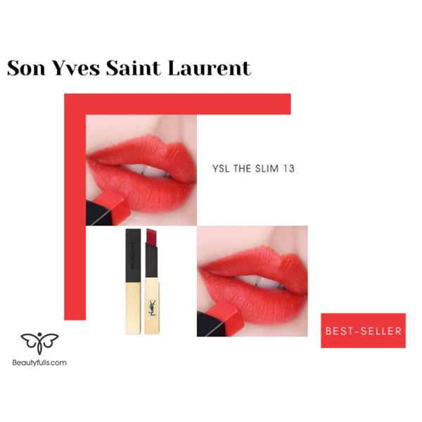 YSL SLim 13 đỏ cam 